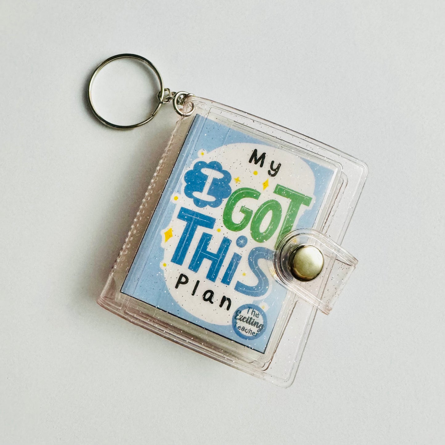 "My 'I Got This' Plan" Coping Strategies & Grounding Techniques Pocket Keyring