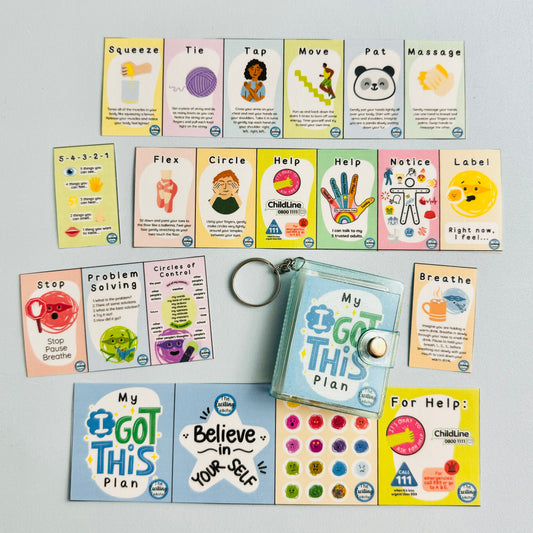 "My 'I Got This' Plan" Coping Strategies & Grounding Techniques Pocket Keyring